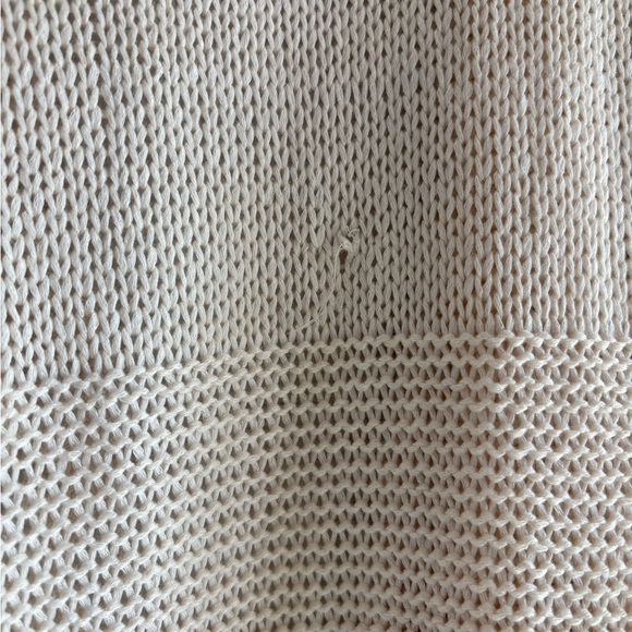 Double Zero Ivory Knit Women's Poncho - Picture 8 of 8